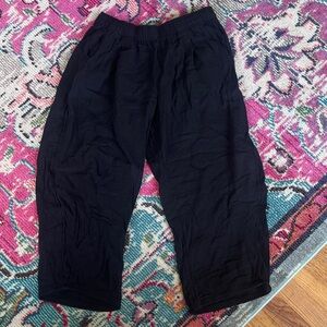 Gauze Barrel Pants